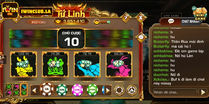 Kho Báu Tứ Linh IWIN CLUB