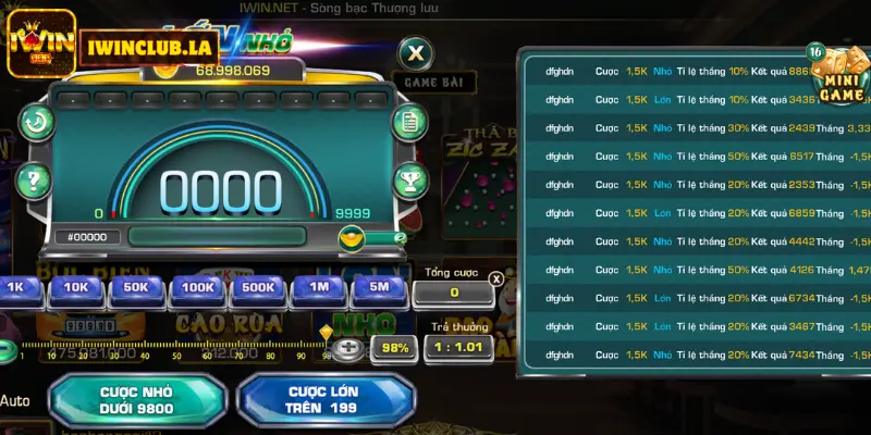 Lớn Nhỏ IWIN CLUB